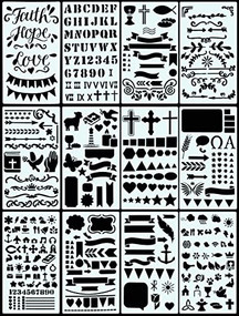 STENCIL SET FAITH by , 9781441329523