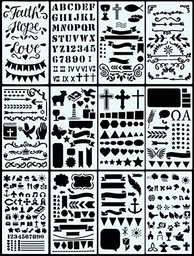 STENCIL SET FAITH by , 9781441329523