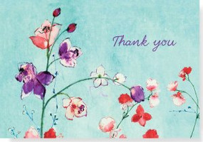 Fuchsia Blooms Thank You Notes by , 9781441315601