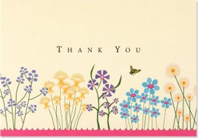 Sparkly Garden Thank You Notes by , 9781593591502