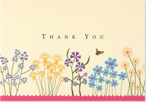 Sparkly Garden Thank You Notes by , 9781593591502