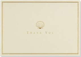 Scallop Thank You Notes by , 9781441313850