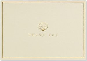 Scallop Thank You Notes by , 9781441313850