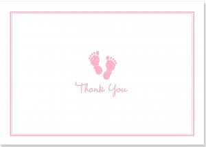 Baby Steps Pink Thank You Notes by , 9781441318954