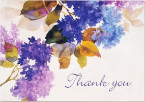 Lilacs Thank You Notes by , 9781441330048