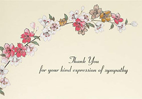 TY NOTE SYMPATHY FLORAL by , 9781441334121