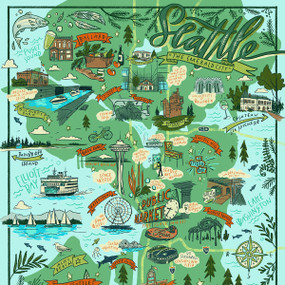Seattle Illustrated, 644216573301