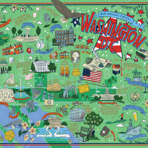 Washington, DC Illustrated, 644216573905