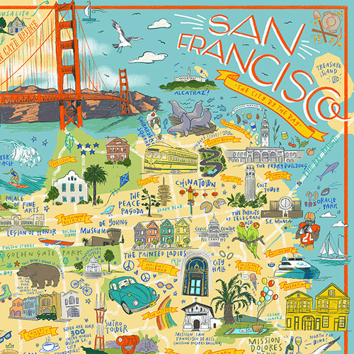 San Francisco Illustrated, 644216570898