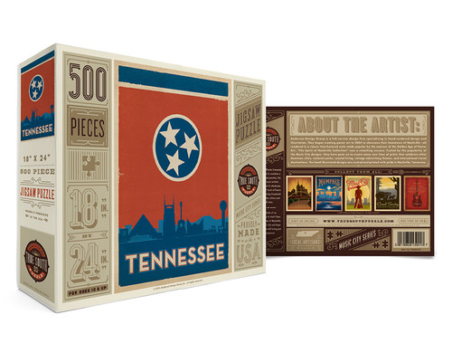 Tennessee State Flag, TSNAS014
