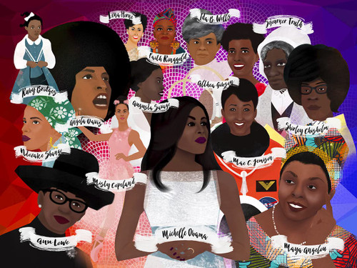 Brave. Black. First. Puzzle (A Jigsaw Puzzle and Poster Celebrating African American Women Who Changed the World: Jigsaw Puzzles for Adults and Jigsaw Puzzles for Kids) by Cheryl Willis Hudson, Erin K. Robinson, 9780525574798