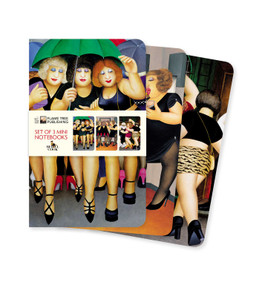 Beryl Cook Set of 3 Mini Notebooks by Flame Tree Studio, 9781839647185