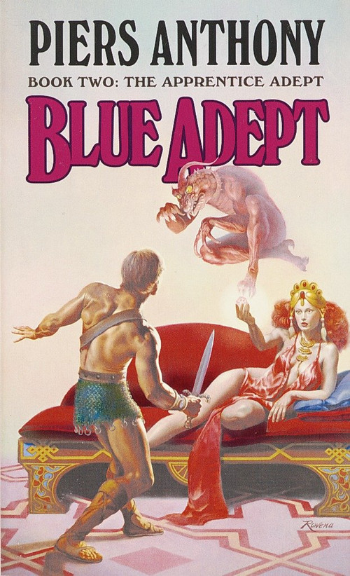 Blue Adept by Piers Anthony, 9780345352453