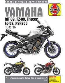 Yamaha MT-09, FZ-09, Tracer, FJ-09, XSR900 Haynes Service & Repair Manual (2013 to 2019) by Editors of Haynes Manuals, 9781785214509