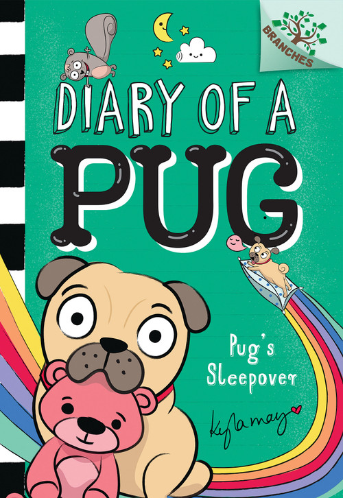 Pug's Sleepover: A Branches Book (Diary of a Pug #6) - 9781338713480 by Kyla May, Kyla May, 9781338713480