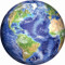 PUZZLE ROUND PLANET EARTH by , 9781441337436