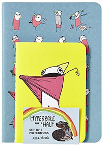 Hyperbole and a Half Notebooks (Set of 3) by Allie Brosh, 9781419715730
