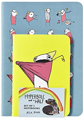 Hyperbole and a Half Notebooks (Set of 3) by Allie Brosh, 9781419715730