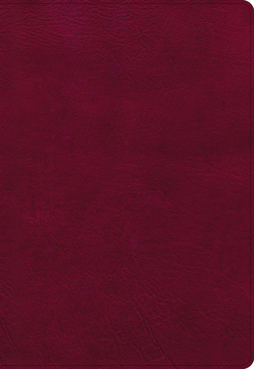 NASB Super Giant Print Reference Bible, Burgundy LeatherTouch, Indexed by Holman Bible Publishers, 9781087757629