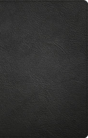 NASB Large Print Personal Size Reference Bible, Black Genuine Leather, Indexed by Holman Bible Publishers, 9781087757667