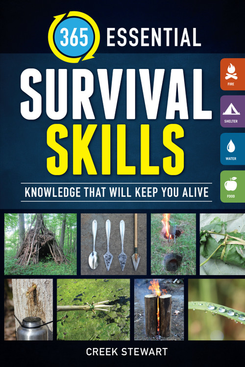 365 Essential Survival Skills (Knowledge That Will Keep You Alive) by Creek Stewart, 9781440247286