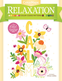 ColorMaps Relaxation (Color-Coded Patterns Adult Coloring Book) by Olivia Gibbs, 9780764363009