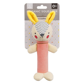 Organic Squeaker Baby Bunny by Petit Collage, 0736313544787