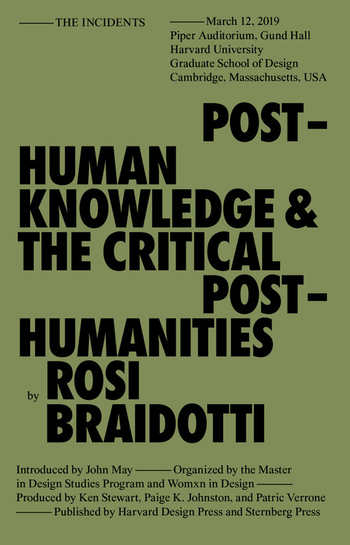 Posthuman Knowledge and the Critical Posthumanities by Rosi Braidotti, 9783956796104