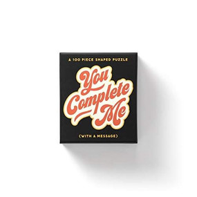 Puz 100 Shaped Mini You Complete Me by , 9780735368873