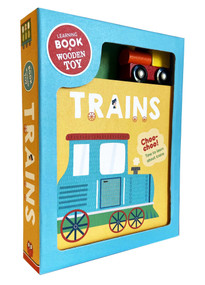 Trains (Book & Wooden Toy Set) by IglooBooks, 9781839036613