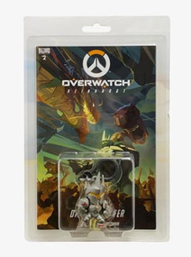 Overwatch Reinhardt Comic Book and Backpack Hanger by Matt Burns, 9781945683701