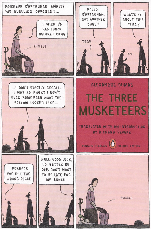 The Three Musketeers ((Penguin Classics Deluxe Edition)) by Alexandre Dumas, Richard Pevear, Richard Pevear, Tom Gauld, 9780143105008