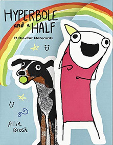 Hyperbole and a Half 12 Die-Cut Notecards by Allie Brosh, 9781419715747
