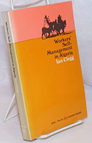 Workers Self-Management by Ian Clegg, 9780853452003