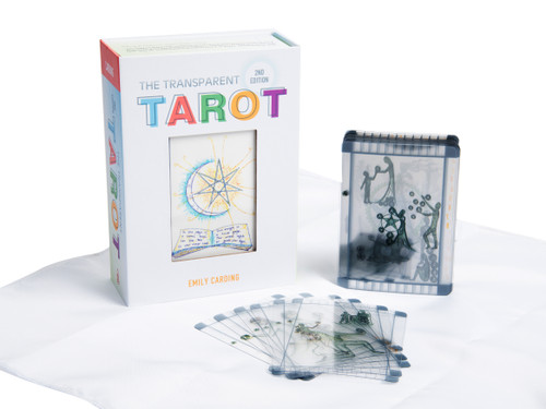 The Transparent Tarot ((2nd Edition, Tarot Kit Box Set with 78 Cards and Guide Book)) - 9780764359279 by Emily Carding, 9780764359279