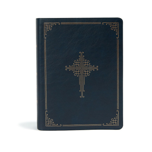CSB Ancient Faith Study Bible, Navy LeatherTouch, Indexed by CSB Bibles by Holman, 9781087742366