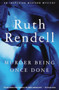 Murder Being Once Done by Ruth Rendell, 9780375704888