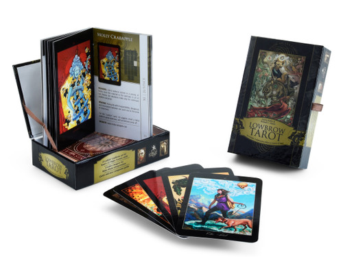 Lowbrow Tarot (Major Arcana Cards (Tarot Kit Box Set with 22 Cards and Guide Book)) by Aunia Kahn, Russell J. Moon, 9780764342356