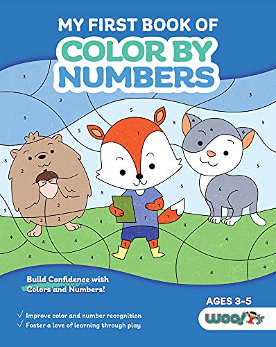 My First Book of Color by Numbers ((Build Confidence with Colors and Numbers)) by Woo! Jr. Kids Activities, 9781642507157