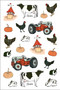 Farm Anatomy Sticker Book (A Julia Rothman Creation; More than 750 Stickers) by Julia Rothman, 9781635865387