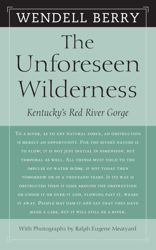 The Unforeseen Wilderness (Kentucky's Red River Gorge) by Wendell Berry, Ralph Eugene Meatyard, 9781593760922
