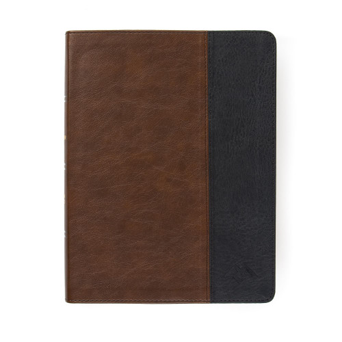 CSB Men of Character Bible, Brown/Black LeatherTouch by Gene A. Getz, CSB Bibles by Holman, 9781087730264
