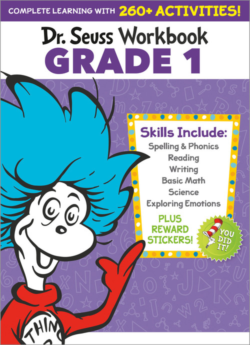 Dr. Seuss Workbook: Grade 1 (A Complete Learning Workbook with 300+ Activities) by Dr. Seuss, 9780525572213