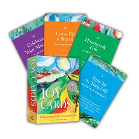 Joy Cards (48 Self-Care Cards to Reduce Stress and Increase Mental Wellness) by Michelle Burke, Lilamani de Silva, 9781582708584