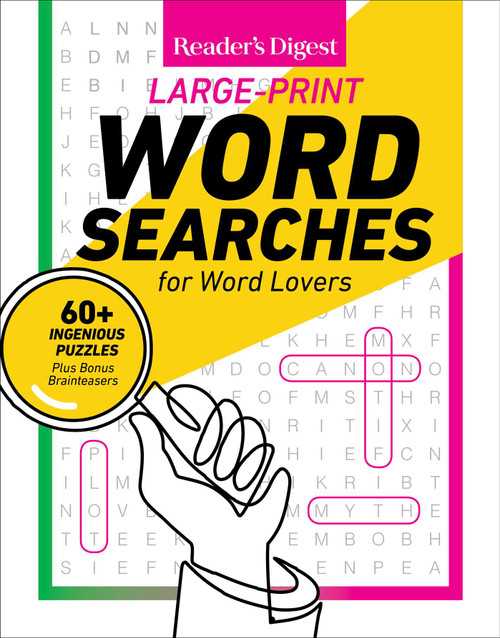 Reader's Digest Large Print Word Searches (60+ ingenious puzzles plus bonus brainteasers) by Reader's Digest, 9781621455981