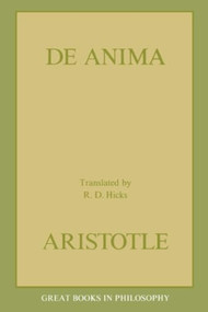 De Anima by Aristotle, Robert D. Hicks, 9780879756109