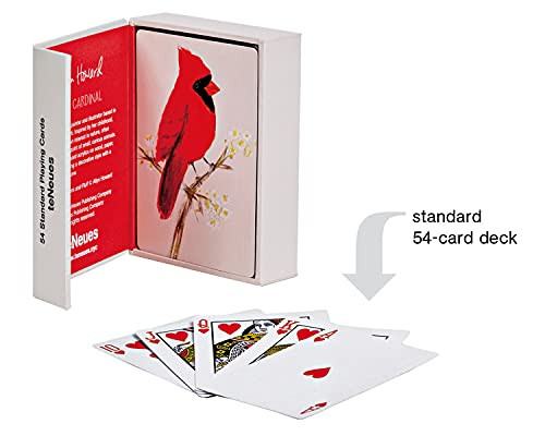 teNeues - Playing Cards: Red Cardinal, Blue Core Card Stock, Linen Imprint Surface, 52 Full Color Cards by teNeues, 9781623258610