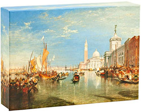 teNeues - FlipTop: Venice by J.M.W. Turner Notecards, 20 Full Color Notecards, 20 Classic White Envelopes, Keepsake Box, Fliptop Magnetic Enclosure by teNeues, 9781623258290