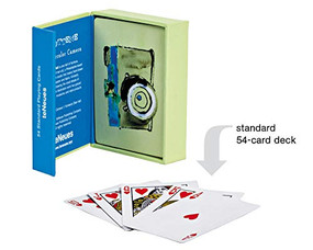 teNeues - Playing Cards: Watercolor Camera, 54 Cards, Embossed Full Color, Beautiful Green and Blue Watercolor, Magnet Enclosure Box by teNeues, 9781623258542