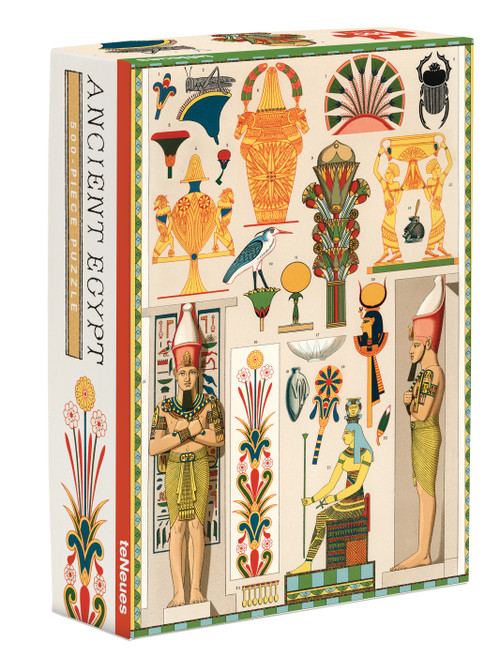 teNeues - Puzzle: Ancient Egypt, 500 Piece, Full Color Artwork, Vintage Art, Compact Box, 14 x 19 in (500-Piece Puzzle in a compact 2-piece box), 9781623258801